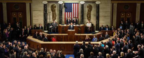 President Obama speaks to Congress at his last State of the Union address.