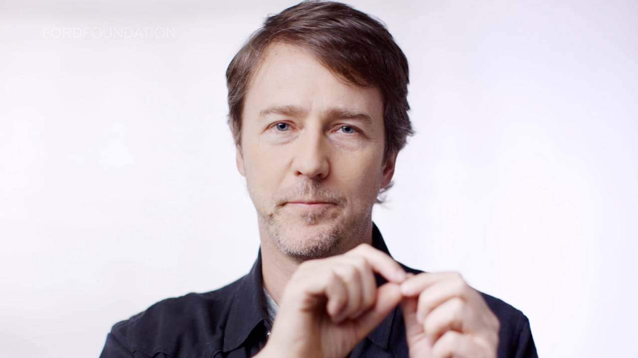 Edward Norton on inequality and sustainability Ford Foundation